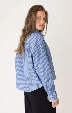 ANNA BLUE BLOUSE