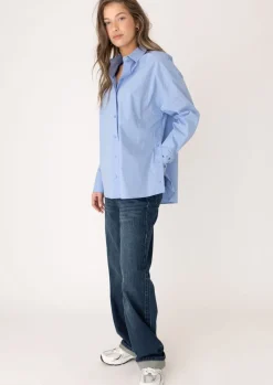 ANNA BLUE BLOUSE