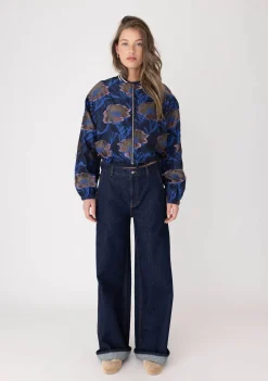 ANNA BLUE BOMBERJACK