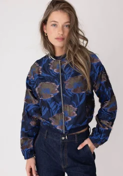 ANNA BLUE BOMBERJACK