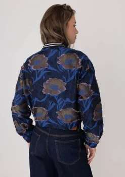 ANNA BLUE BOMBERJACK