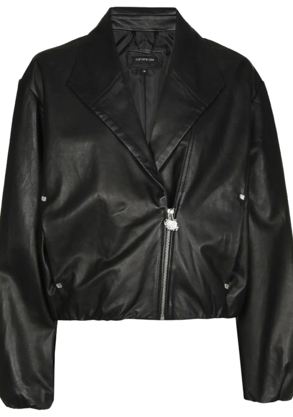 CAROLINE BISS LEER/SUEDE JACK