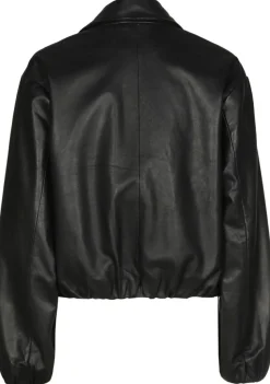 CAROLINE BISS LEER/SUEDE JACK