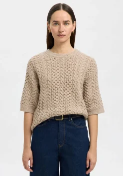 SELECTED FEMME TRUI KORTE MOUW