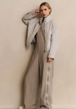 YAYA LEER/SUEDE JACK